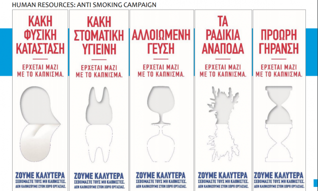 Antismoking campaign at OTE Group