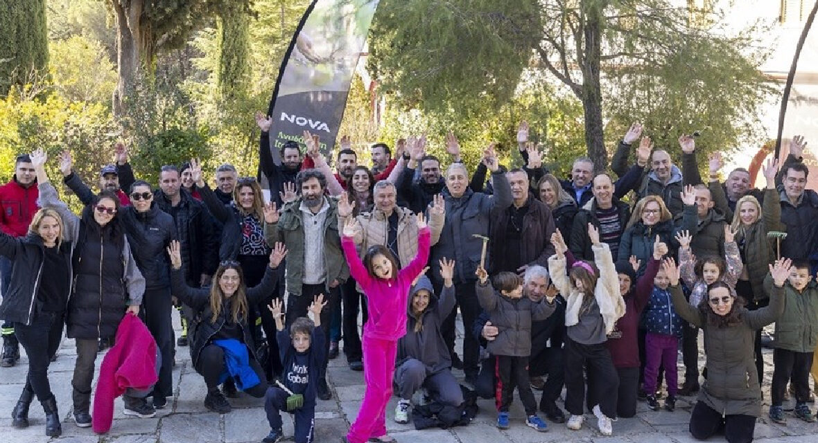 NOVA VOLUNTEERING – REFORESTATION OF THE HOLY MONASTERY OF PENTELI